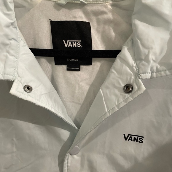 Vans Light Blue Snap-Front Jacket - Picture 2 of 6